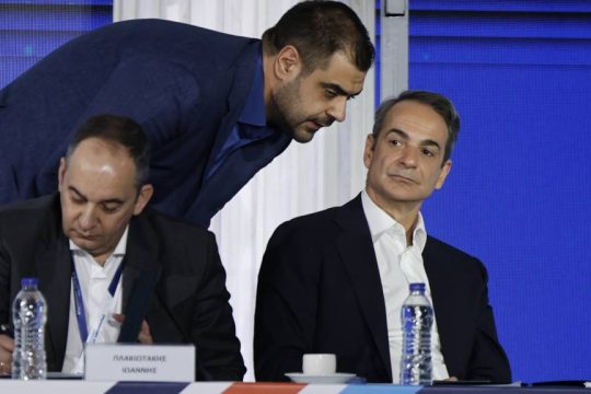 Παύλος Μαρινάκης και Κυριάκος Μητσοτάκης